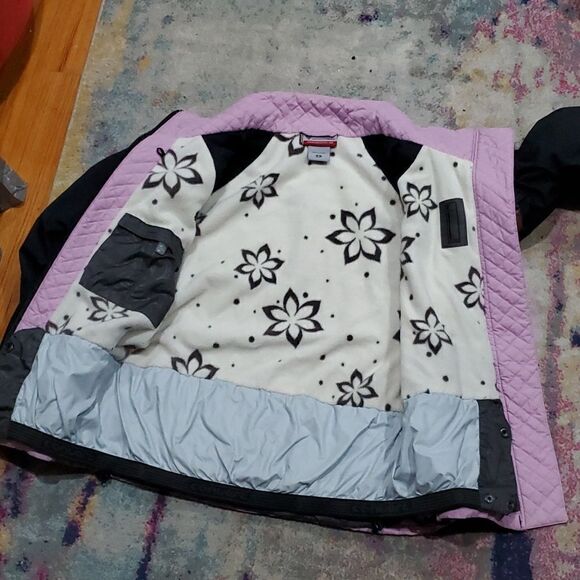 Columbia Vintage Convert Jacket in Black and Lavandar Size M - Picture 9 of 16